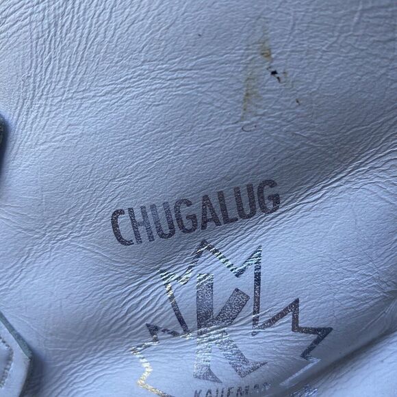 VTG Sorel Chugalug Leather Boots Size 8 Canada White Winter Wool Lined Women’s - Picture 8 of 10